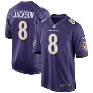 Men's Baltimore Ravens Lamar Jackson Nike Purple Game Jersey